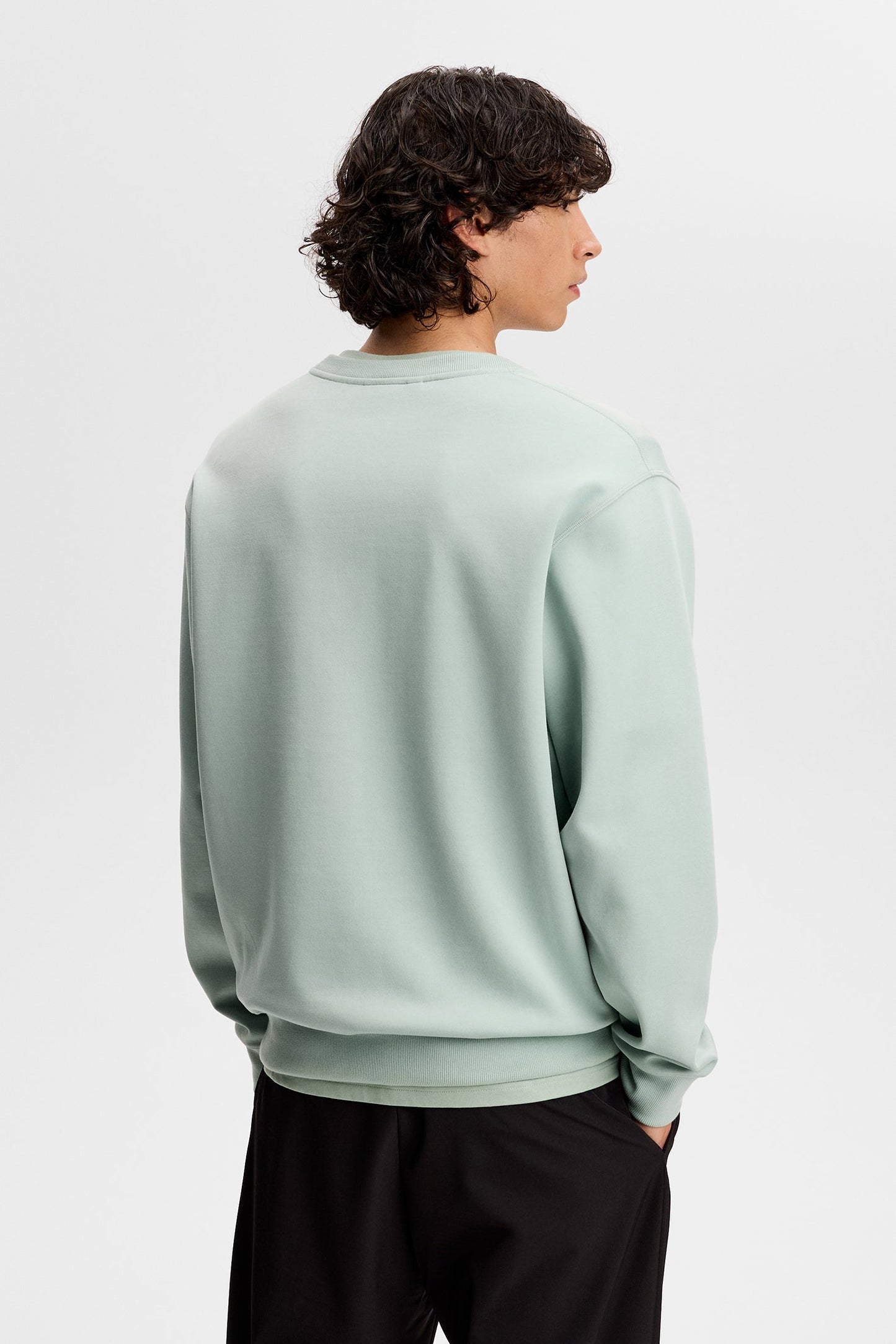 Club Printed  Crew Neck / Jadeite