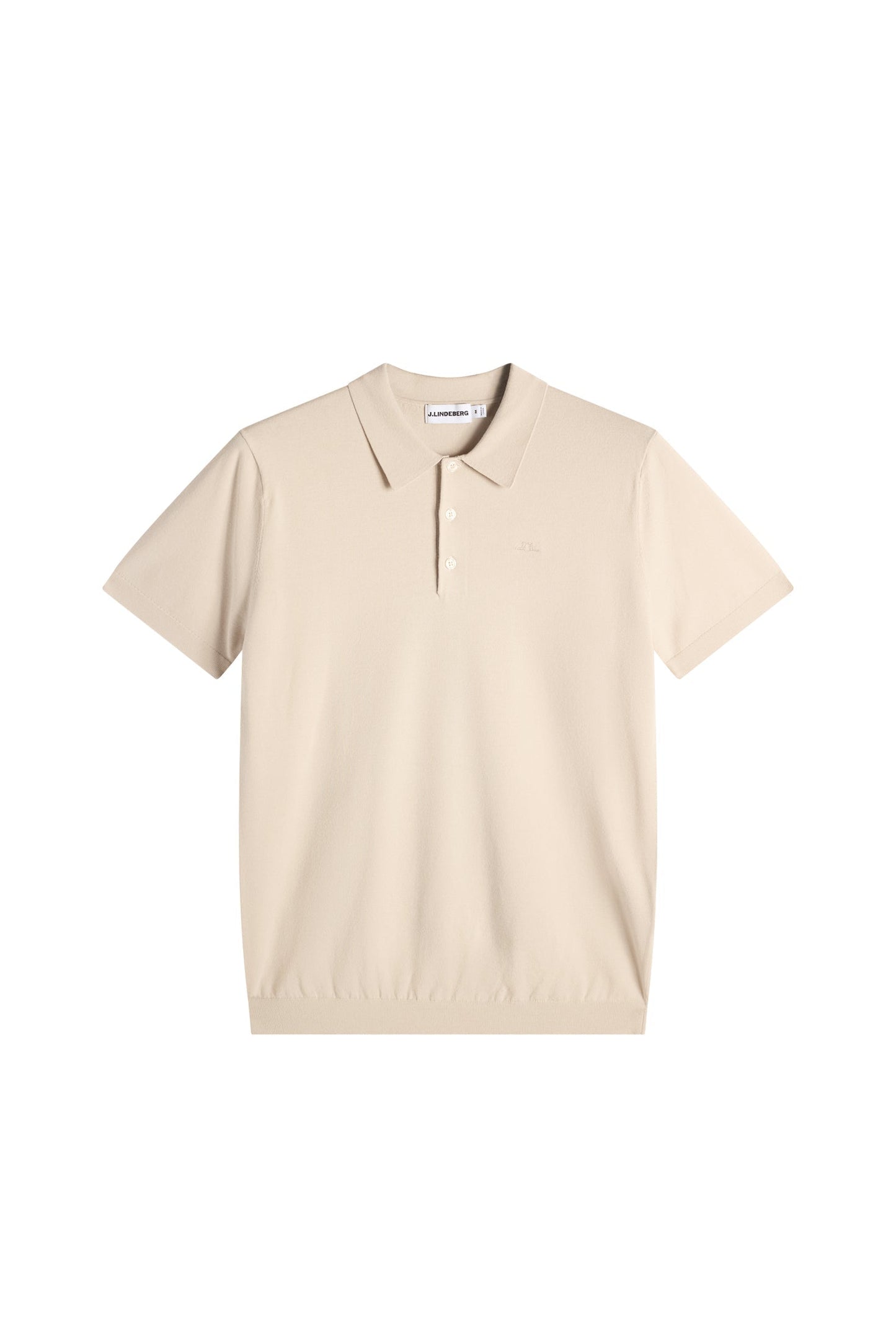 Ridge Knitted Polo / Moonbeam