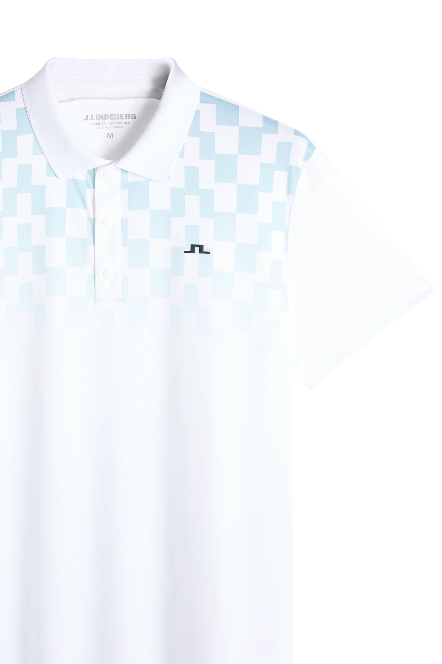 Finn Print Polo / Finn Fade White