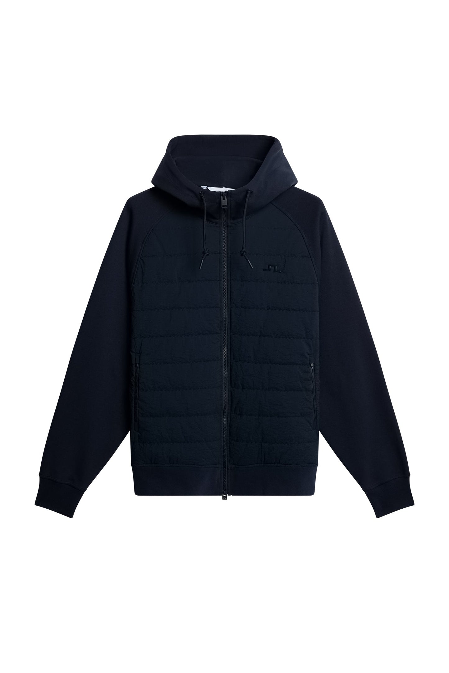 Mijo Hybrid Zip Hood Jacket / Navy