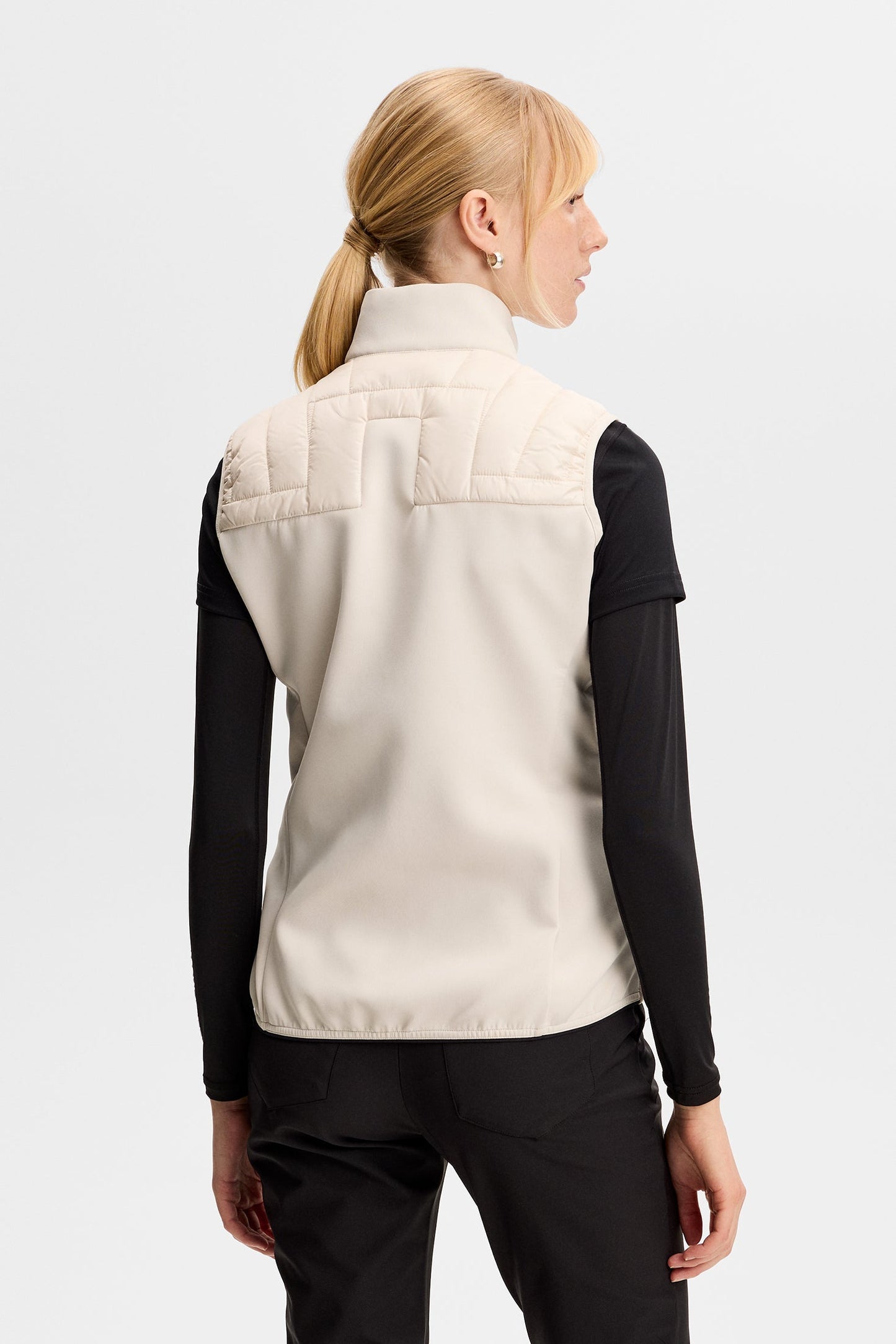 Holma Quilt Hybrid Vest / Moonbeam