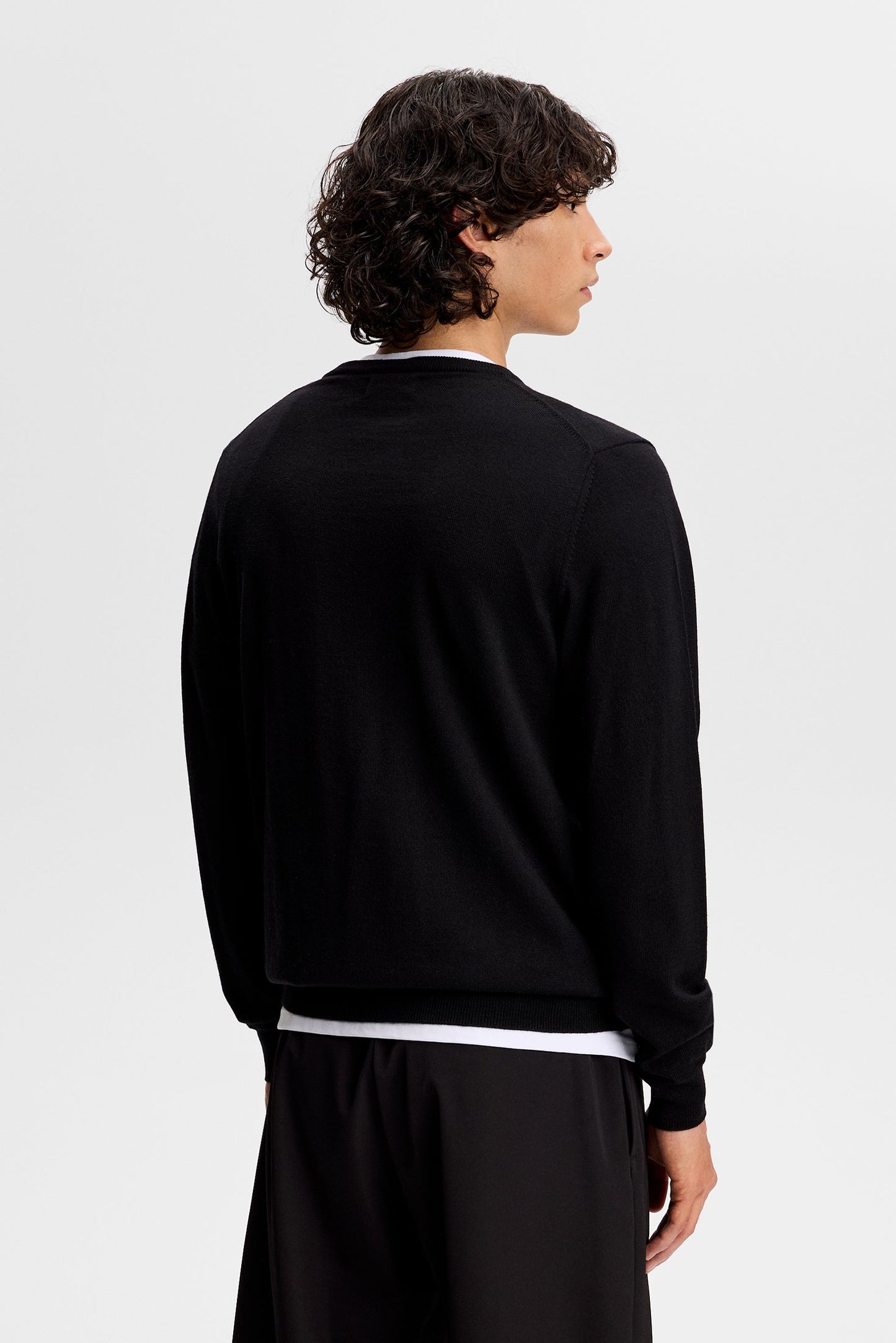 Lymann Knitted Sweater / Black