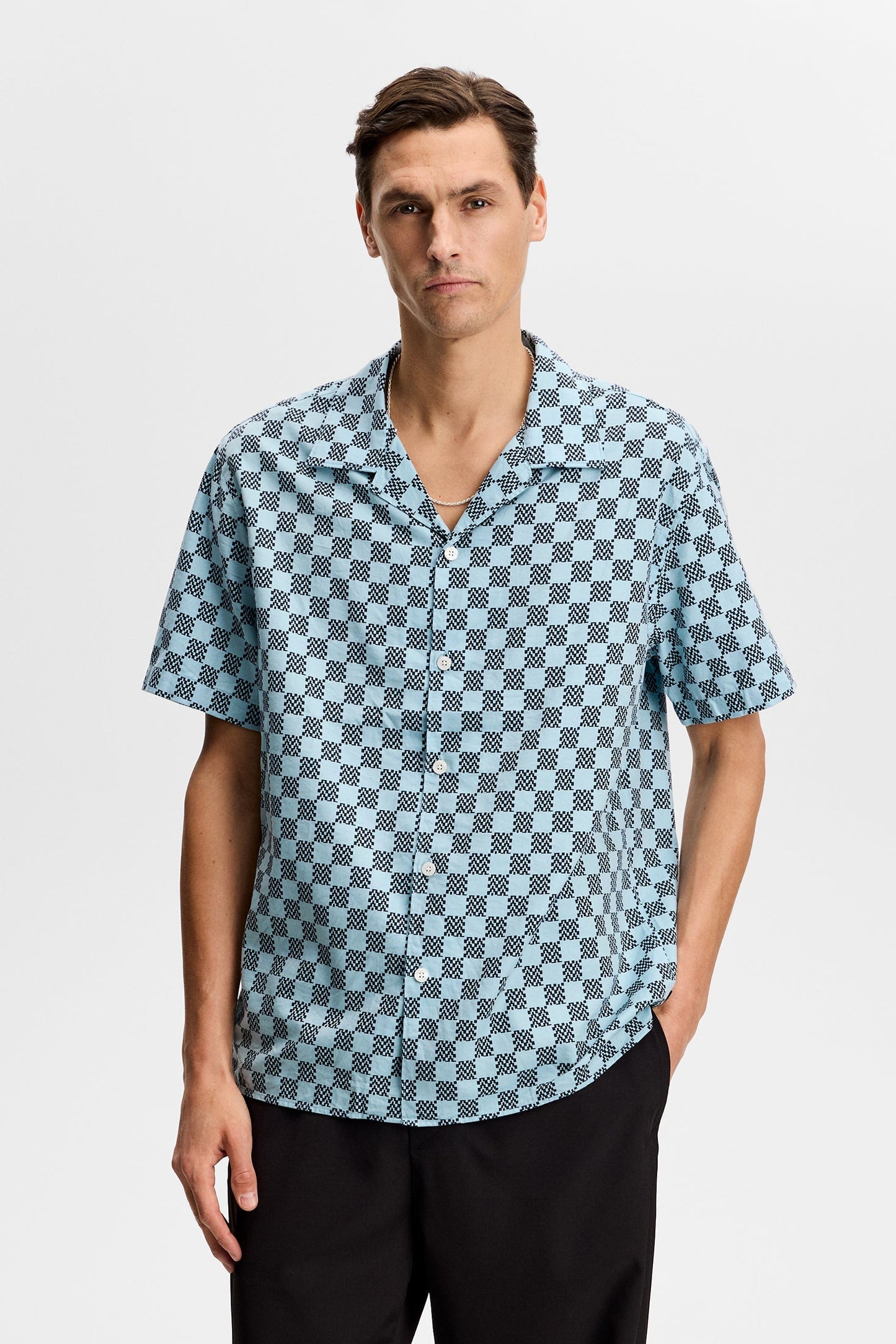 Elio Off Course Resort Shirt / Stack Check Forget M