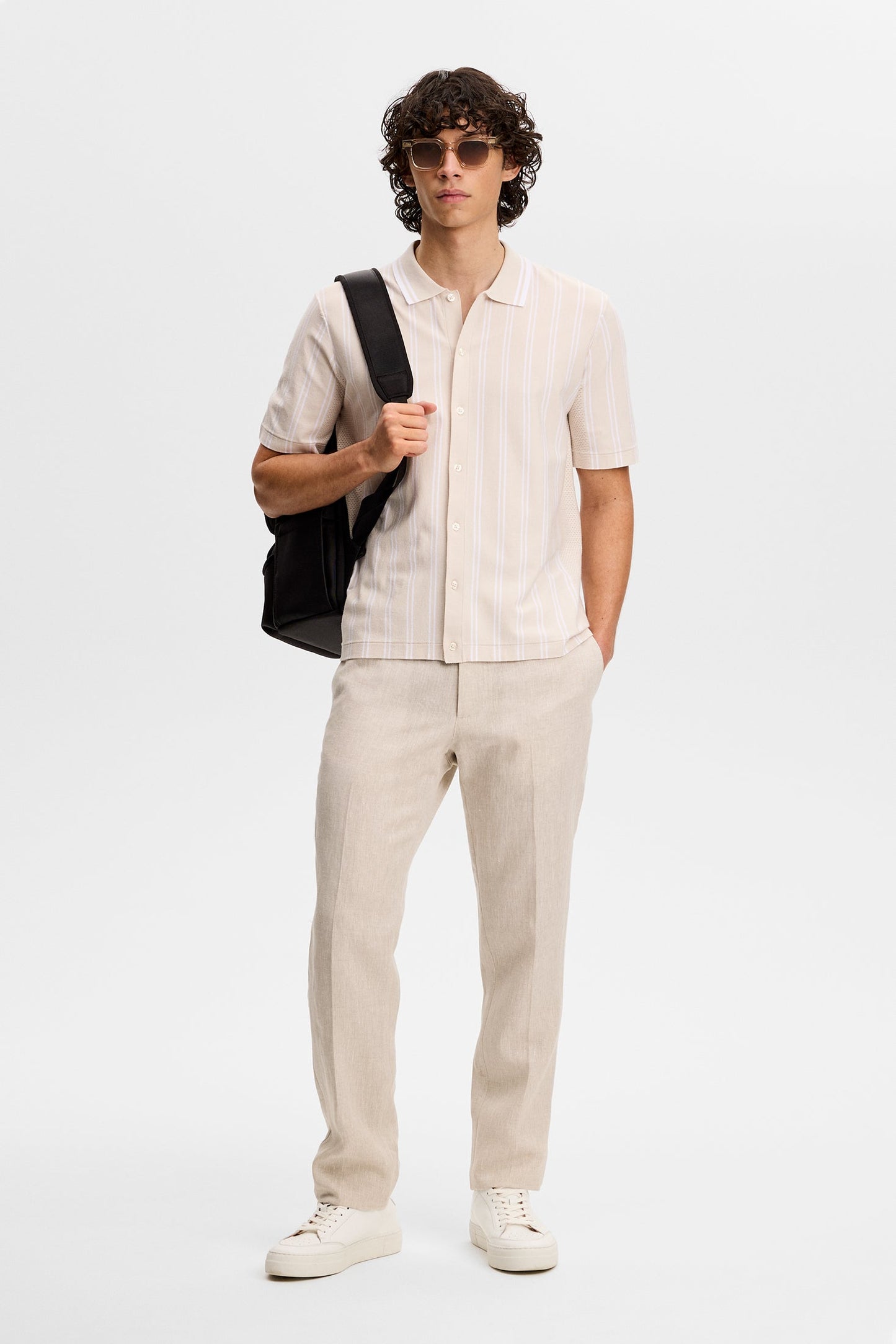Rue Knit SS Shirt / Moonbeam