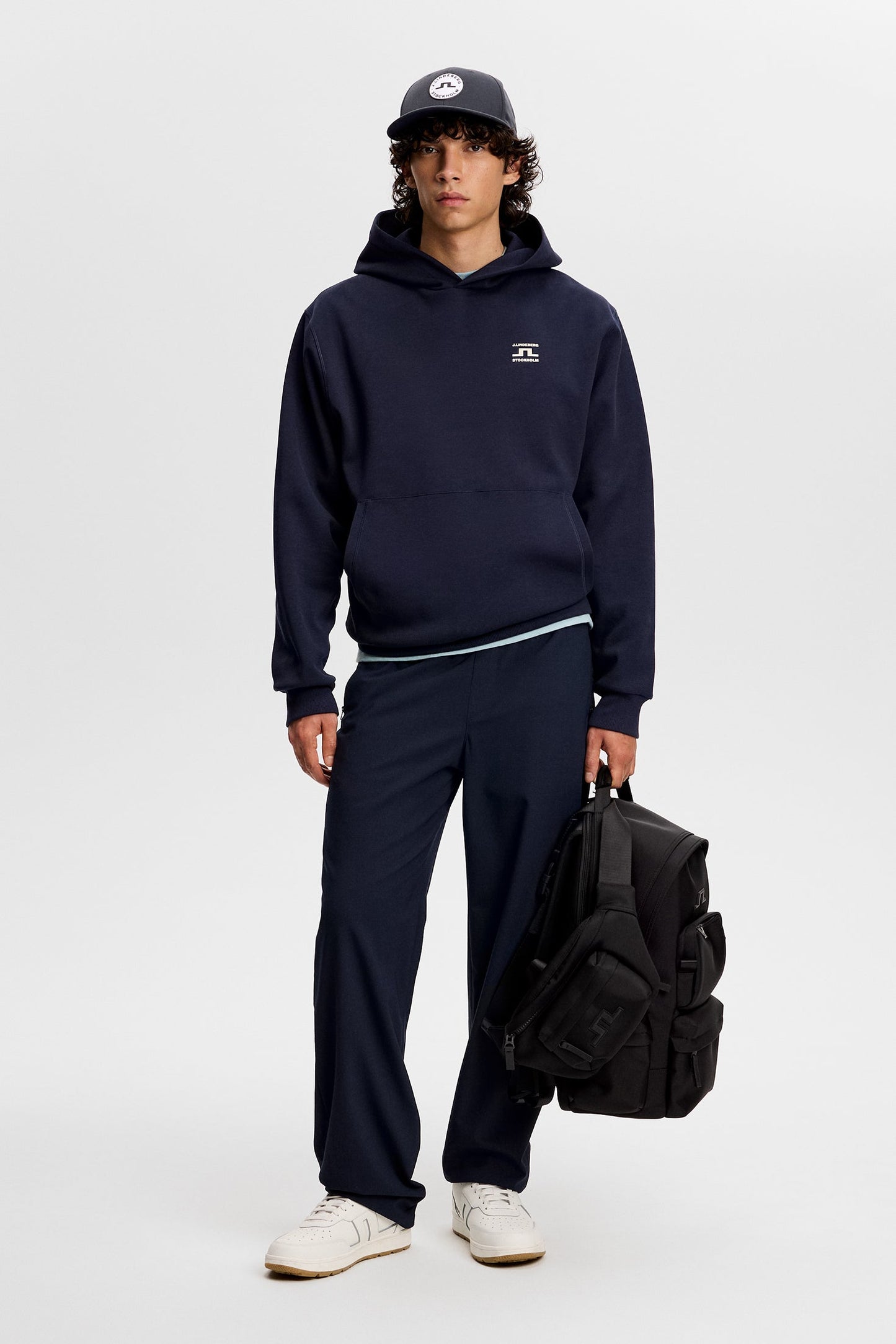 Club Printed Hood / Navy