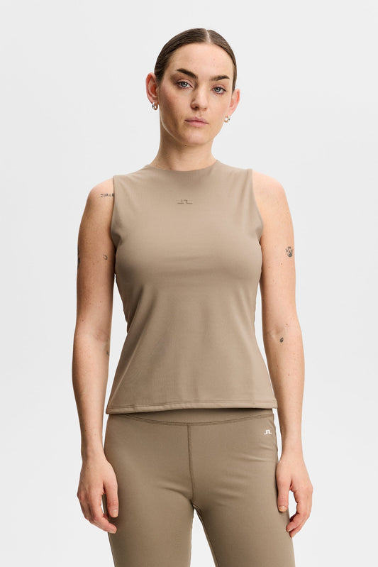 Clarisse Sleeveless Top / Brindle