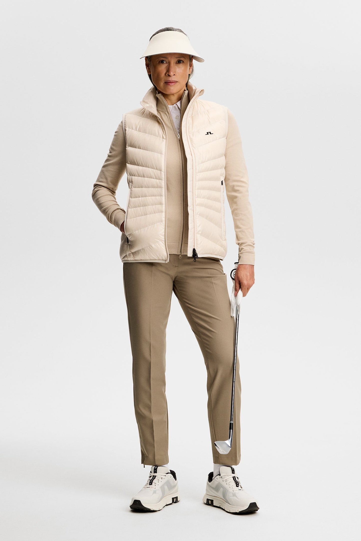 Bianca Knitted Zip Sweater / Island Fossil