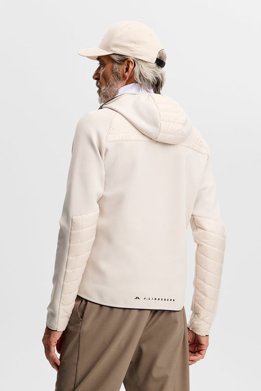 Heyden Quilt Hybrid Hood / Moonbeam