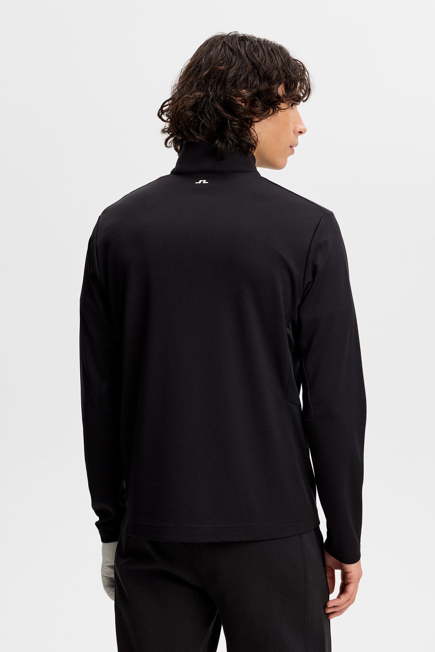 Leon Quarter Zip Mid Layer / Black