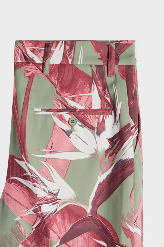 Eloy Print Shorts / Paradise Hedge Green M
