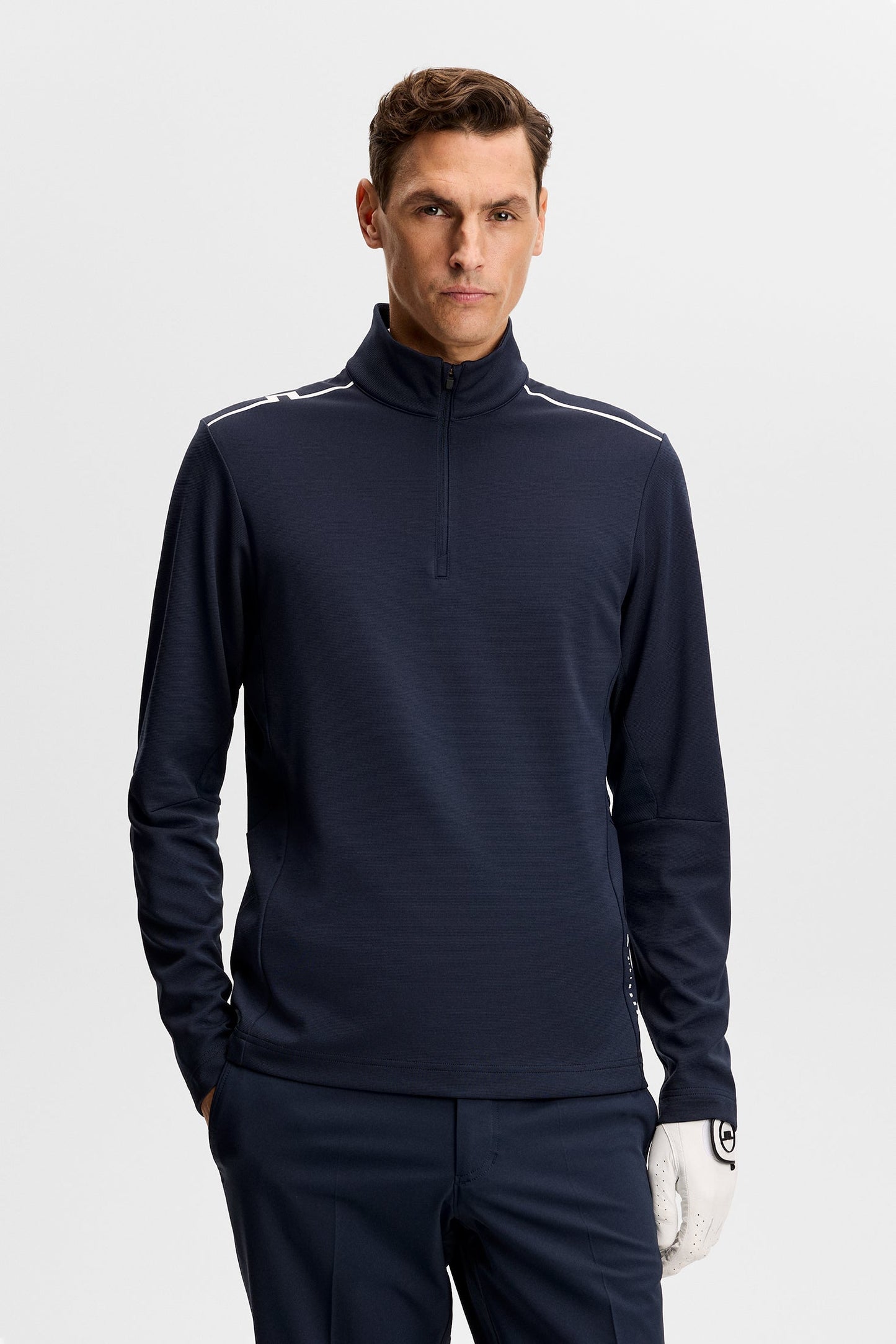 Leon Quarter Zip Mid Layer / Navy