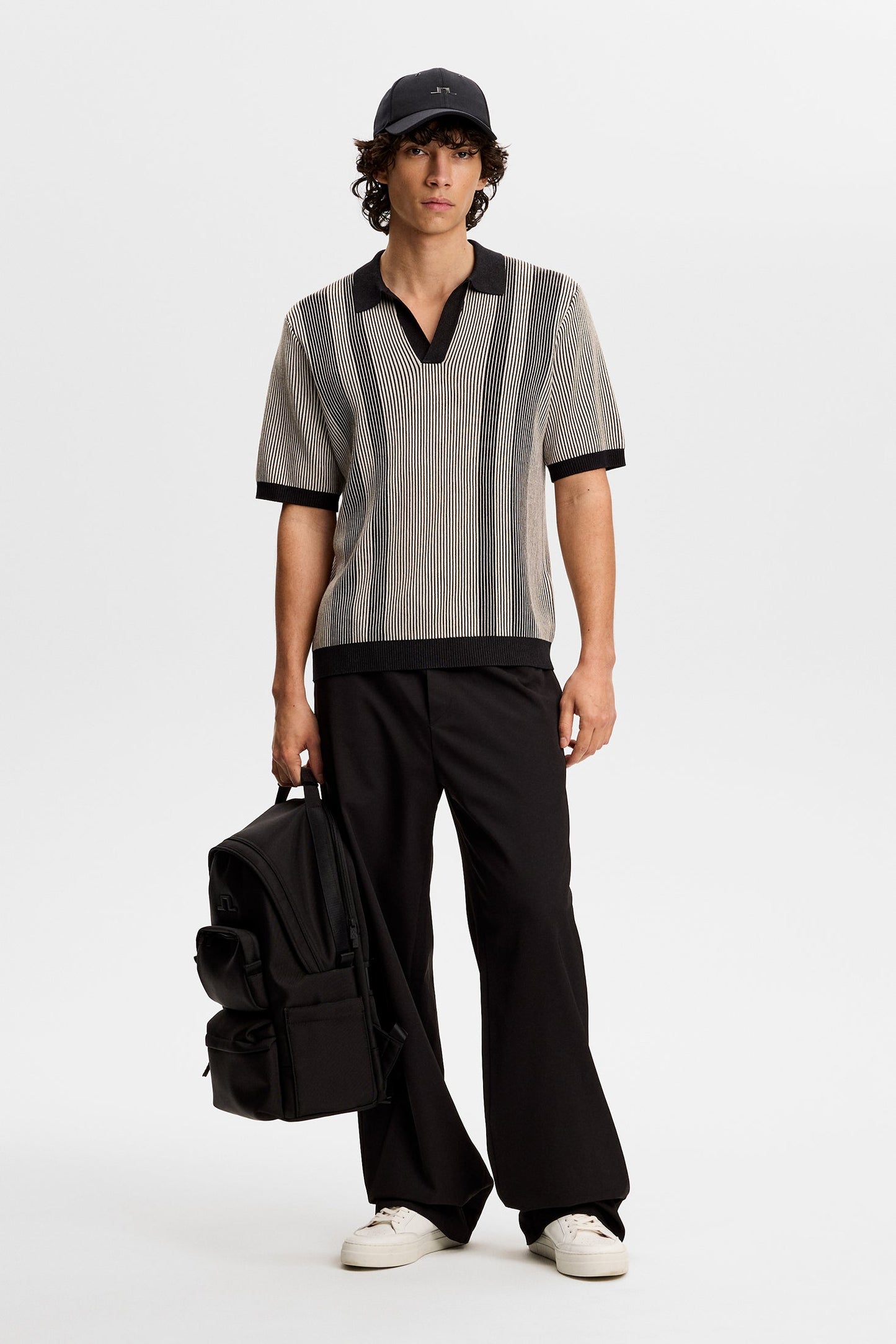 Sal Knitted Polo / Moonbeam