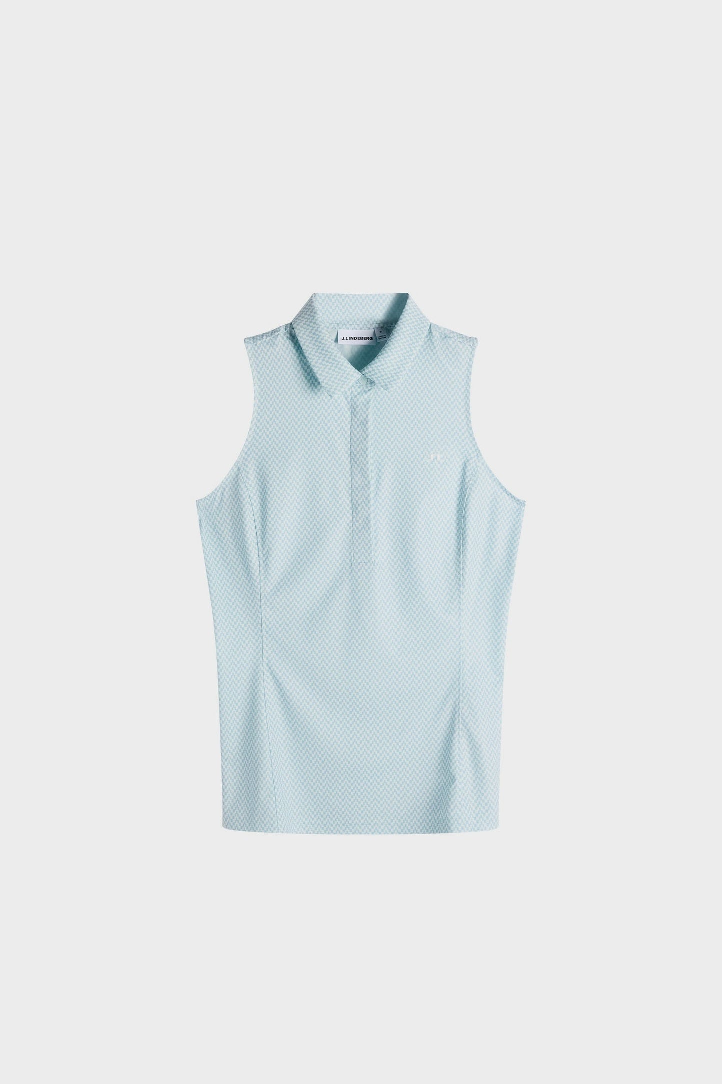 Dena Print Sleeveless Polo / Bridge Stack Skylight S
