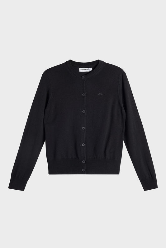 Joanna Knitted Cardigan / Black