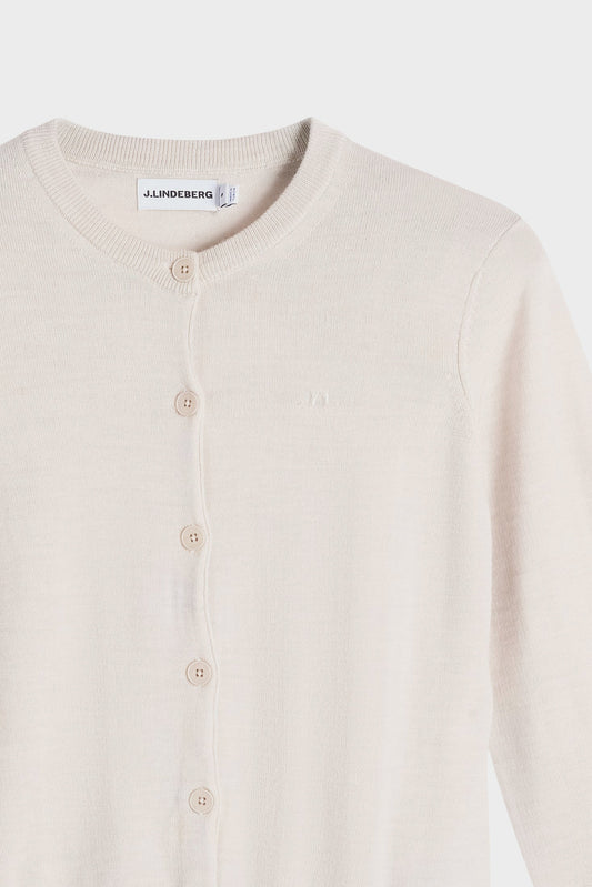 Joanna Knitted Cardigan / Moonbeam Melange