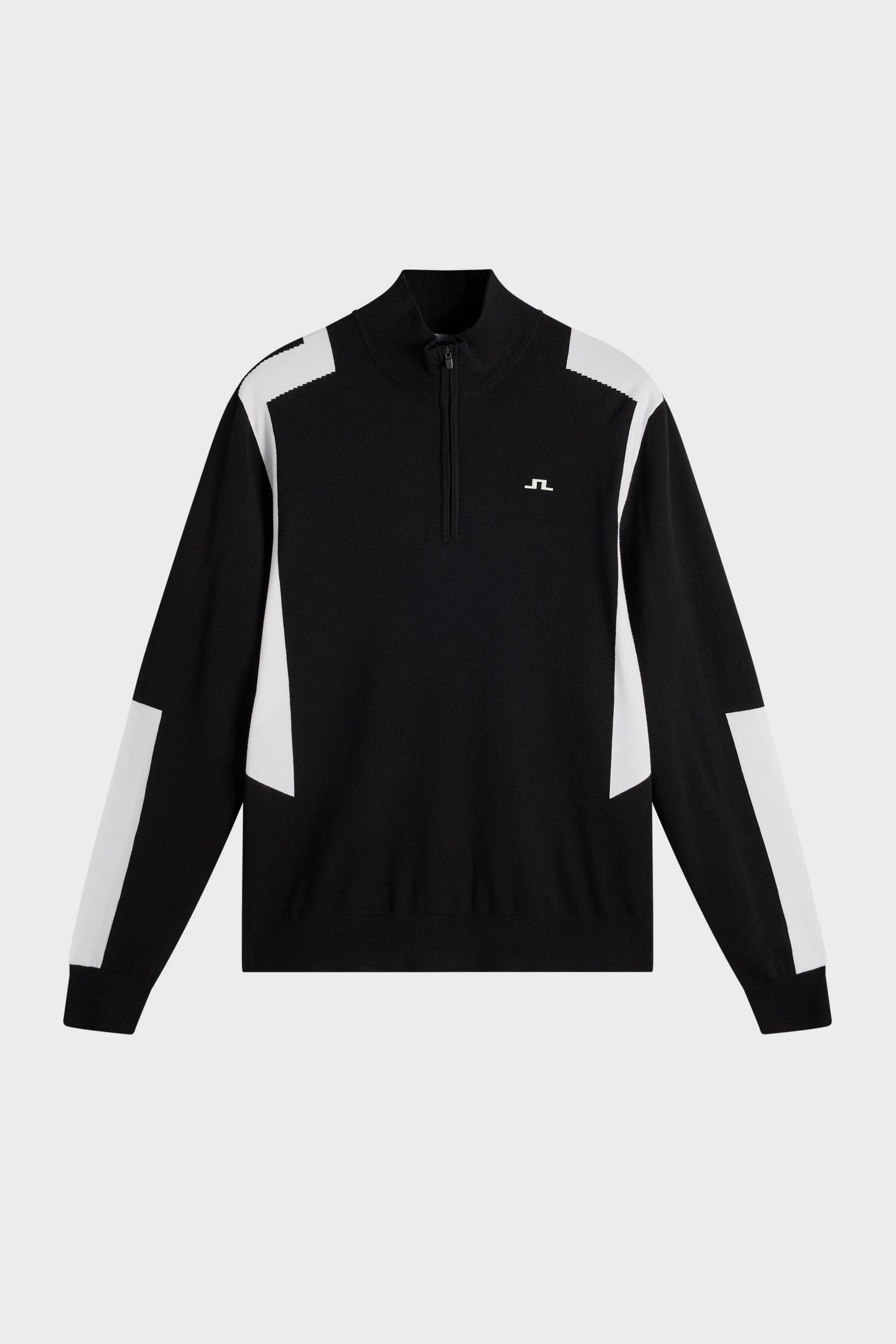 Kendrick Knitted Zip Sweater / Black