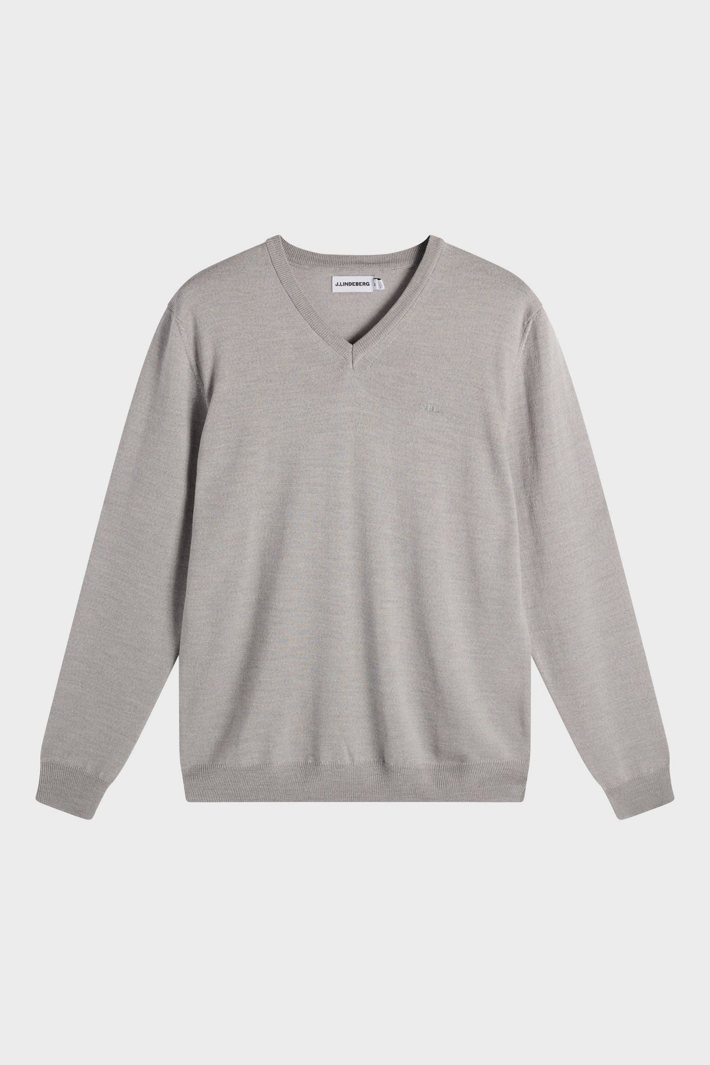 Lymann Knitted Sweater / Light Grey Melange