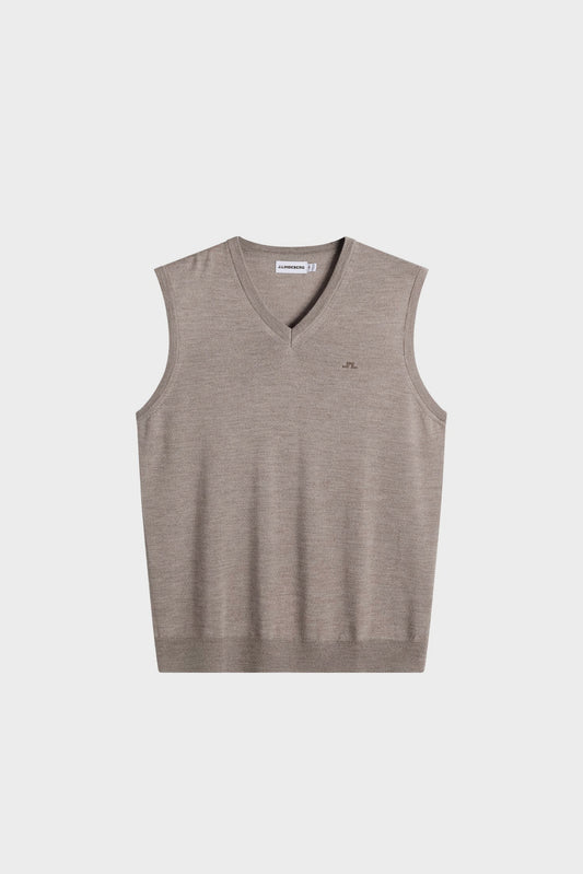 Liam Knitted Vest / Brindle Melange