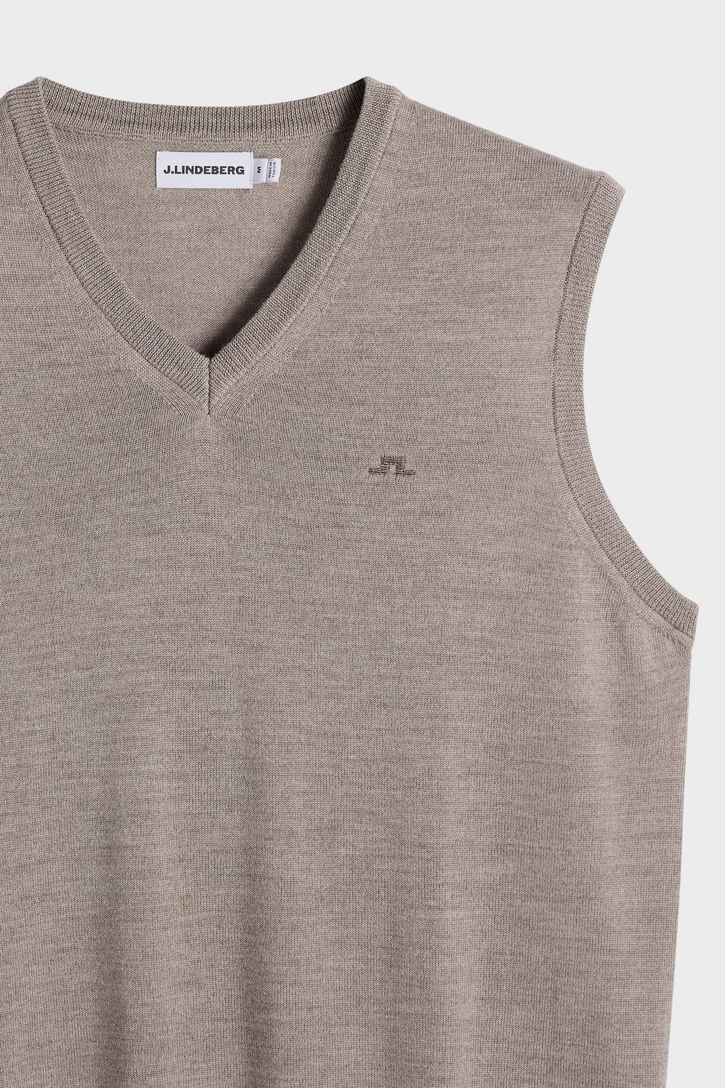 Liam Knitted Vest / Brindle Melange