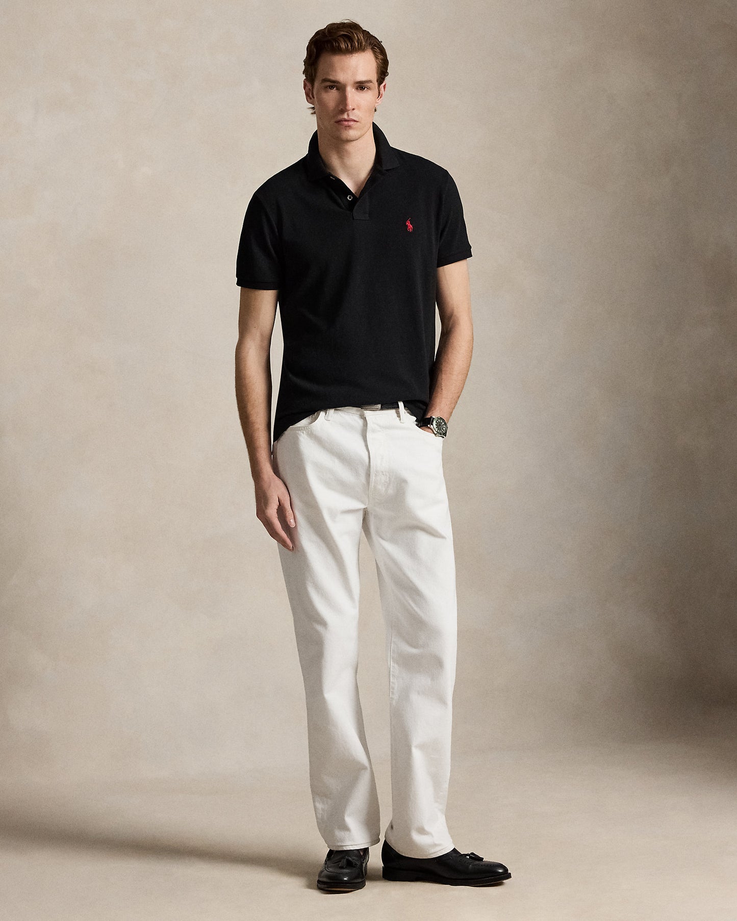 The Iconic Custom Slim Fit Mesh Polo