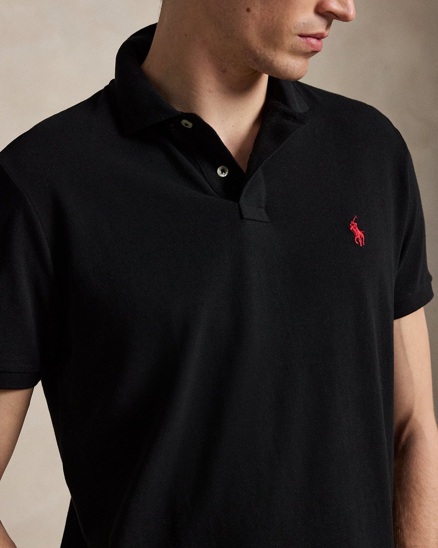 The Iconic Custom Slim Fit Mesh Polo