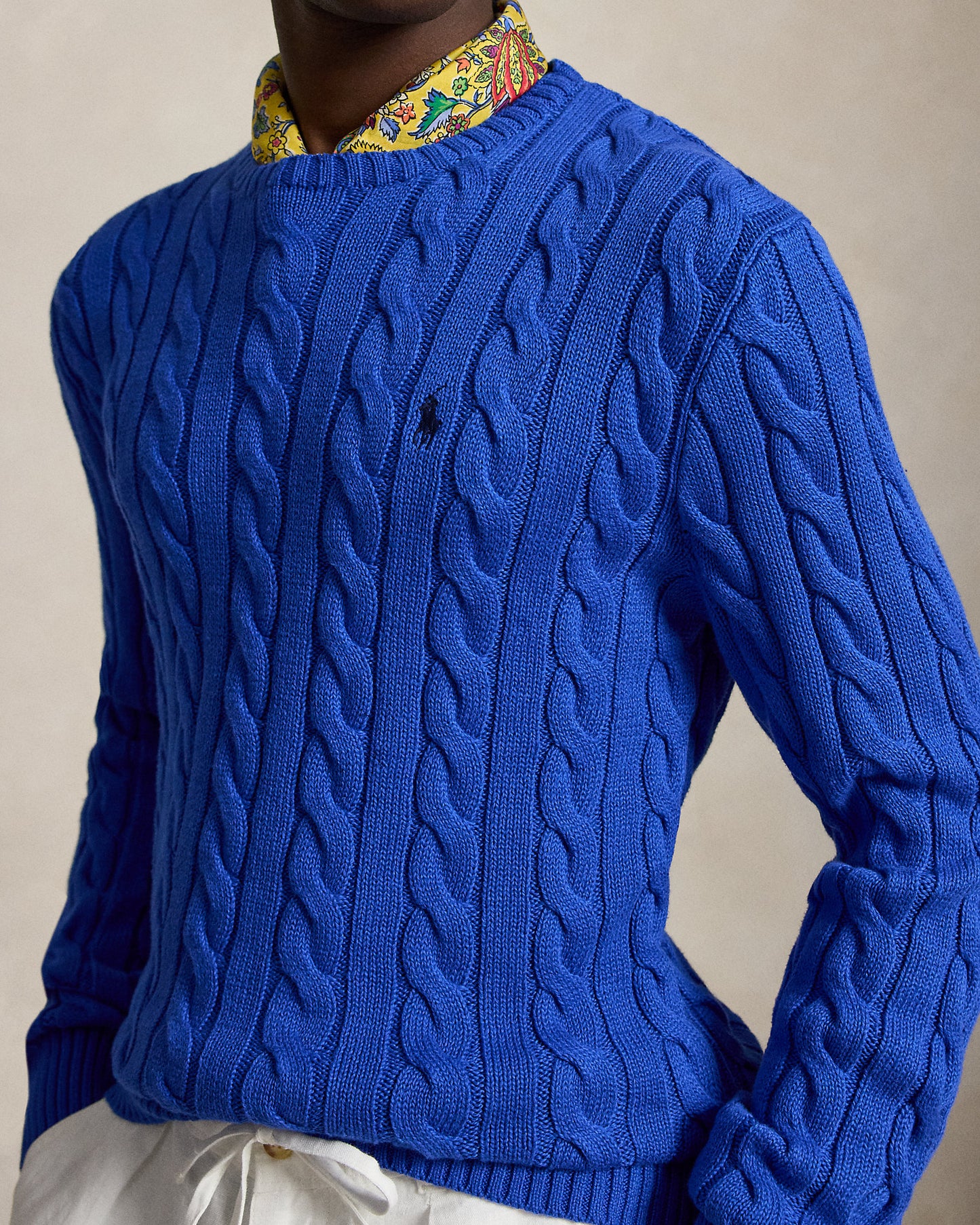 Cable-Knit Cotton Jumper