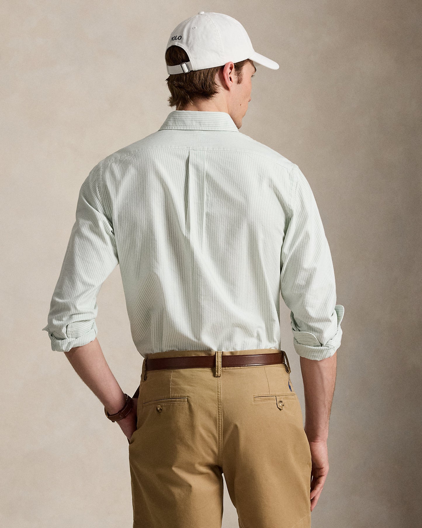 Custom Fit Striped Oxford Shirt