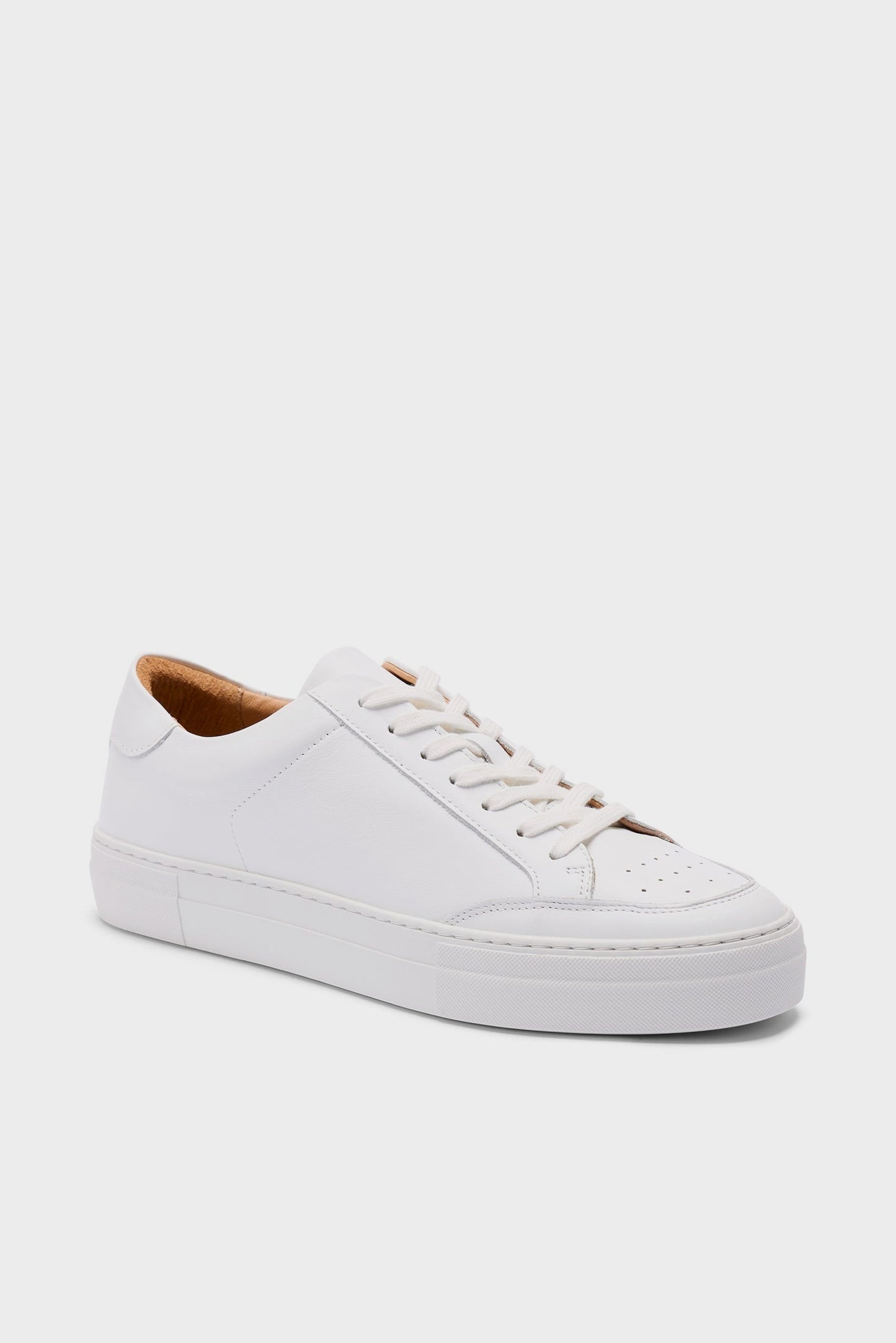 Art Signature Leather Sneaker / White